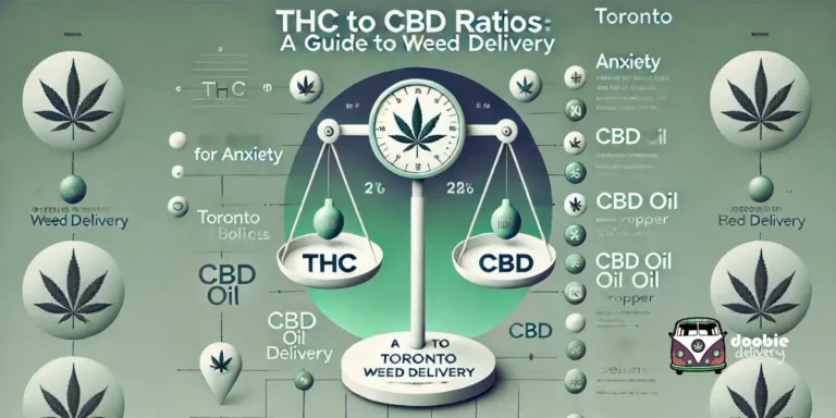 Understanding THC to CBD ratios for anxiety: A guide to Toronto Weed delivery