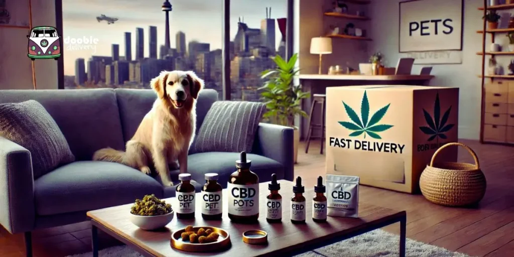 Cannabis and pets: CBD products available for delivery in Toronto