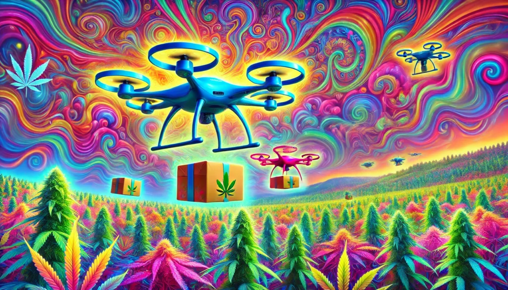 The role of Drones in Cannabis: From Surveillance to Delivery