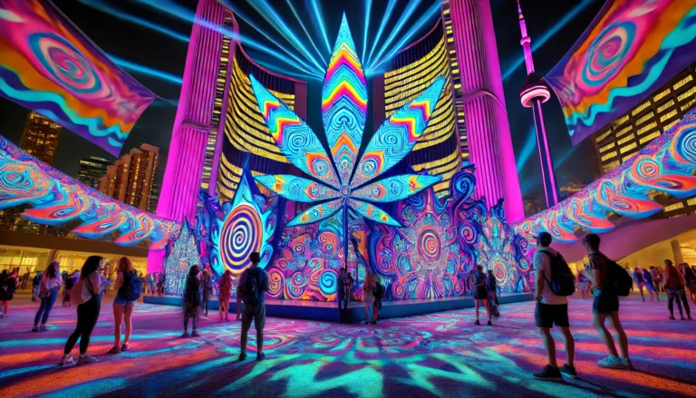 Toronto's Cannabis-Themed Art Installations: Where to find them