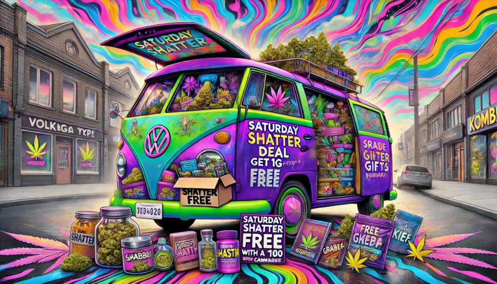 Saturday Shatter Deal: Get 1g of Shatter Free with a $100 Cannabis Purchase