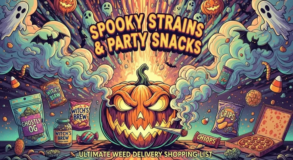 From Spooky Strains to Party Snacks: The Ultimate Weed Delivery Shopping List for Halloween