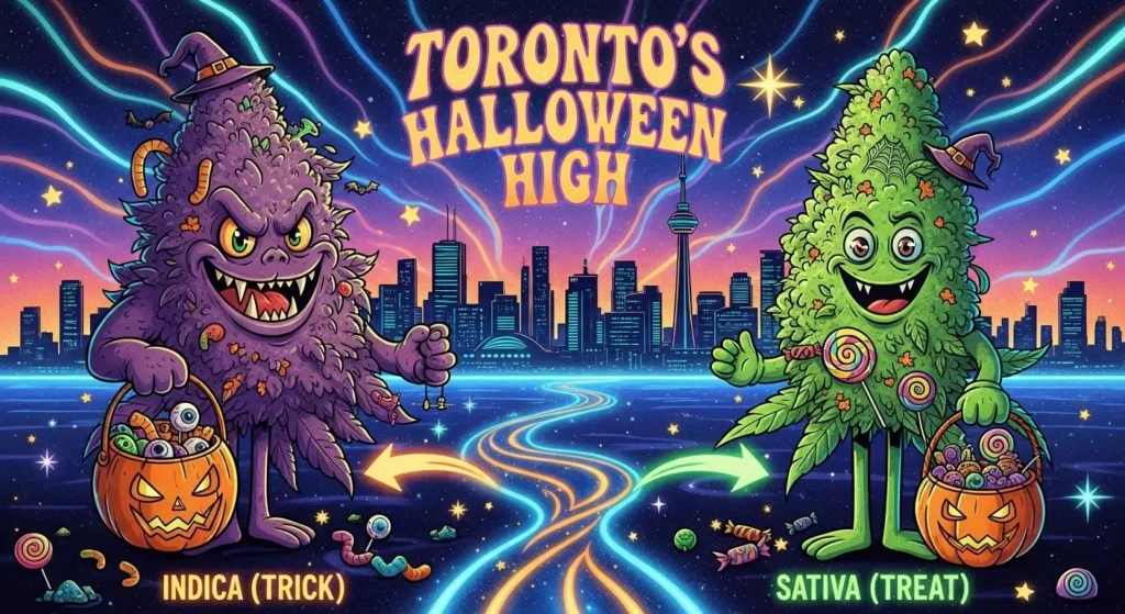 Toronto's Halloween High: Choosing Between Indica (Trick) and Sativa (Treat)