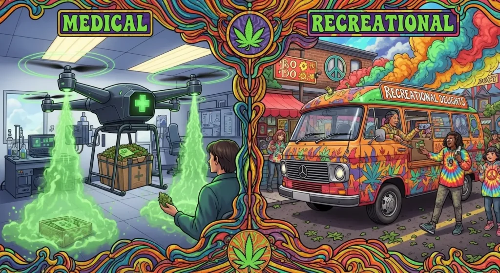 Medical vs. Recreational Cannabis Delivery: Which is Right for You?