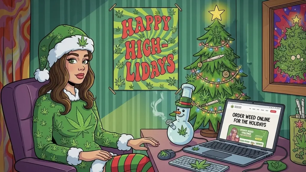 How to Order Weed Online for the Holidays Without the Stress