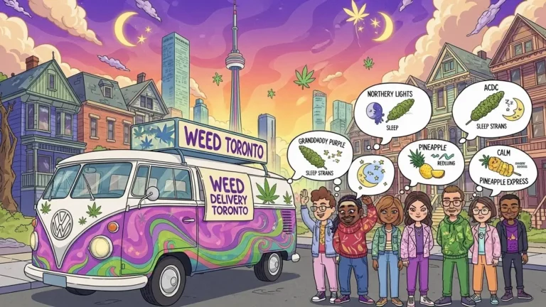 Weed Delivery Toronto for Sleep and Anxiety: What Strains Locals Are Ordering in 2026