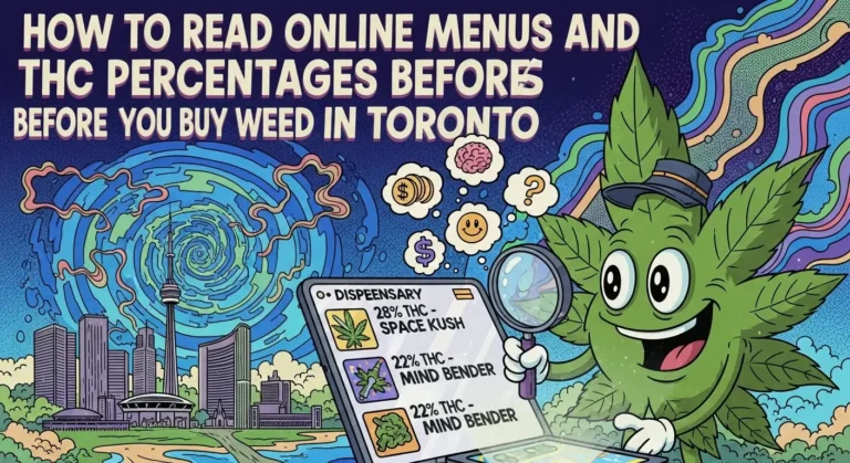 How to Read Online Menus and THC Percentages Before You Buy Weed in Toronto