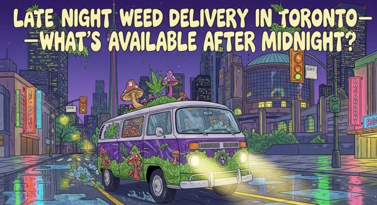 Late Night Weed Delivery in Toronto—What’s Available After Midnight?