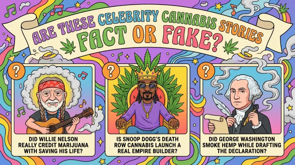 Smoke & Mirrors: Are These Celebrity Cannabis Stories Fact or Fake?