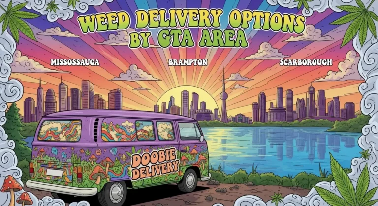 Mississauga, Brampton, Scarborough: Doobie Delivery Weed Delivery Options by GTA Area