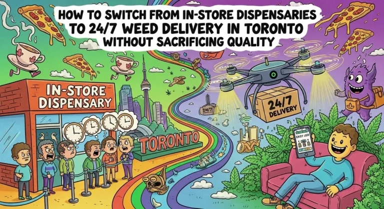 How to Switch from In-Store Dispensaries to 24/7 Weed Delivery in Toronto Without Sacrificing Quality