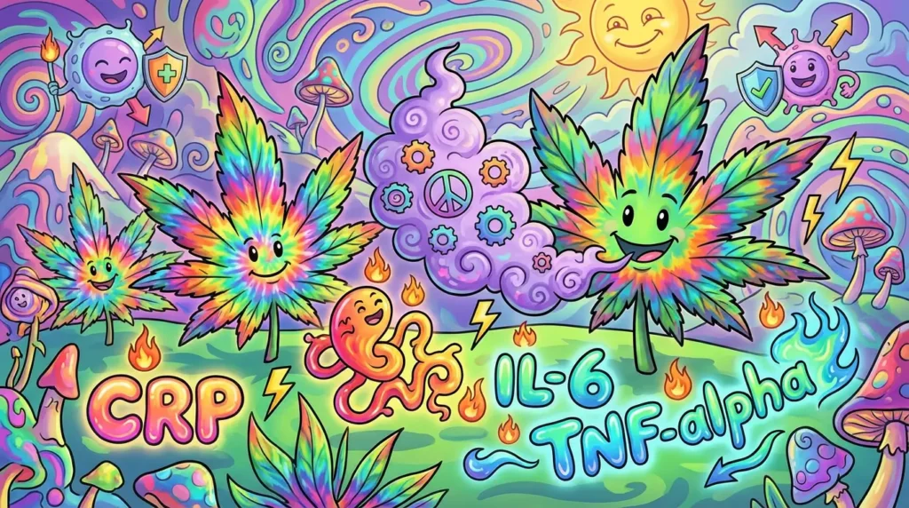 Cannabis and Inflammatory Markers: CRP, IL-6, and TNF-Alpha Research