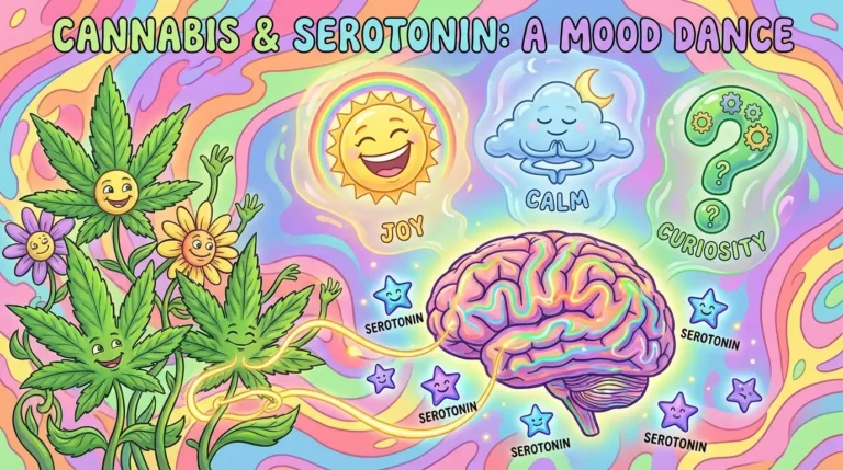 How Cannabis Modulates the Serotonin System and Impacts Mood Regulation