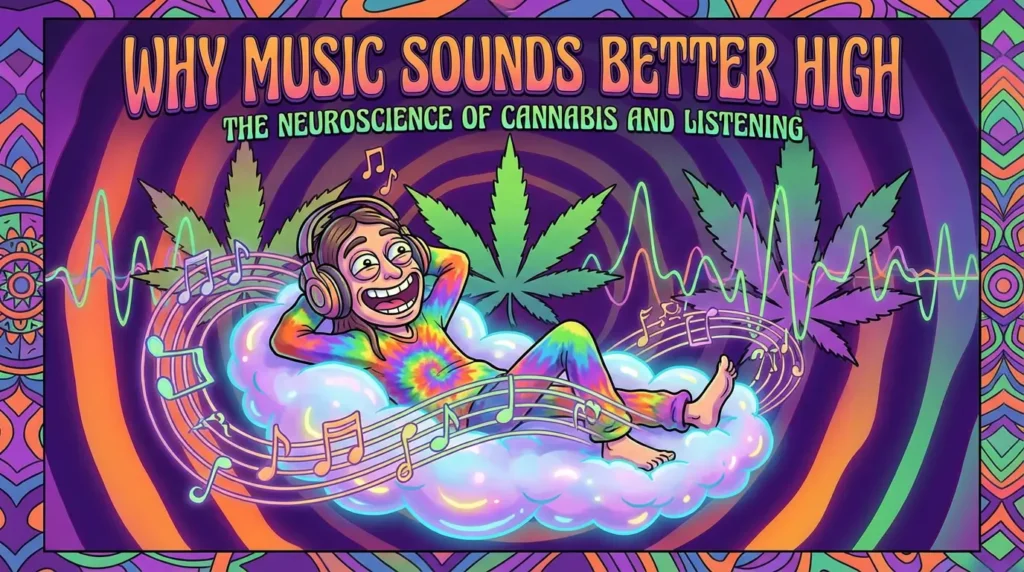 Why Music Sounds Better High: The Neuroscience of Cannabis and Listening