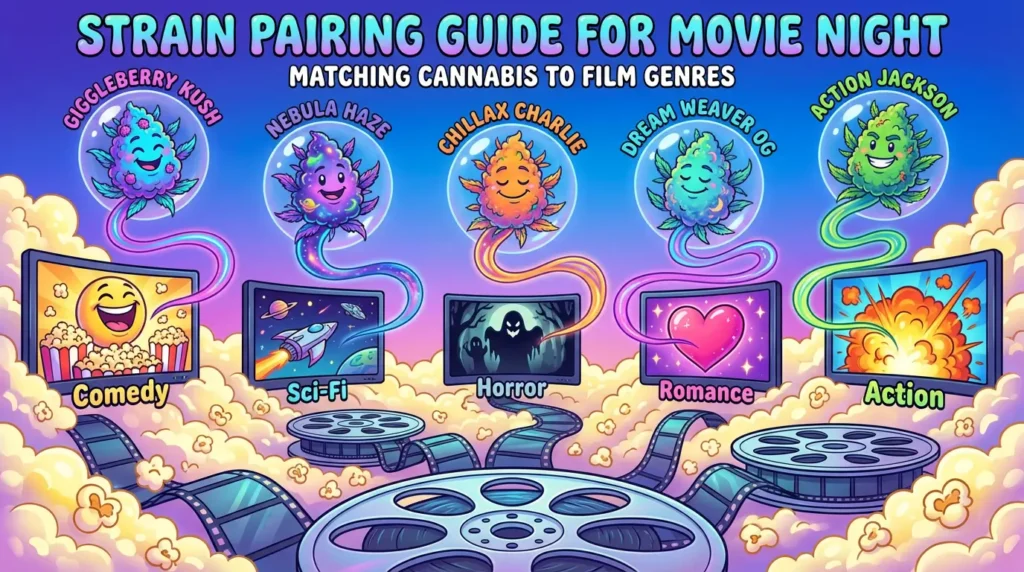 Strain Pairing Guide for Movie Night: Matching Cannabis to Film Genres
