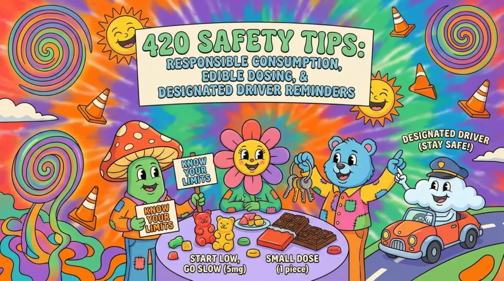 420 Safety Tips: Responsible Consumption, Edible Dosing, and Designated Driver Reminders