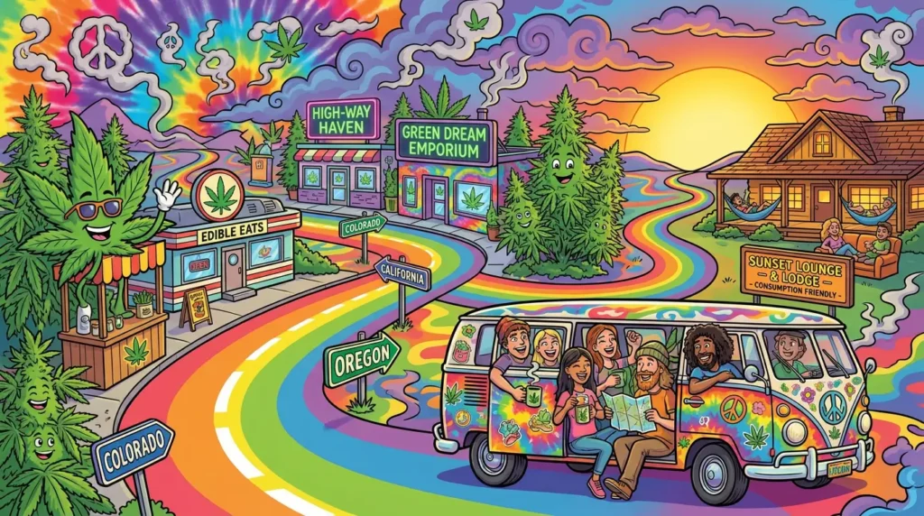 The Ultimate Cannabis Road Trip Guide: Legal State Routes, Dispensary Stops, and Consumption-Friendly Stays