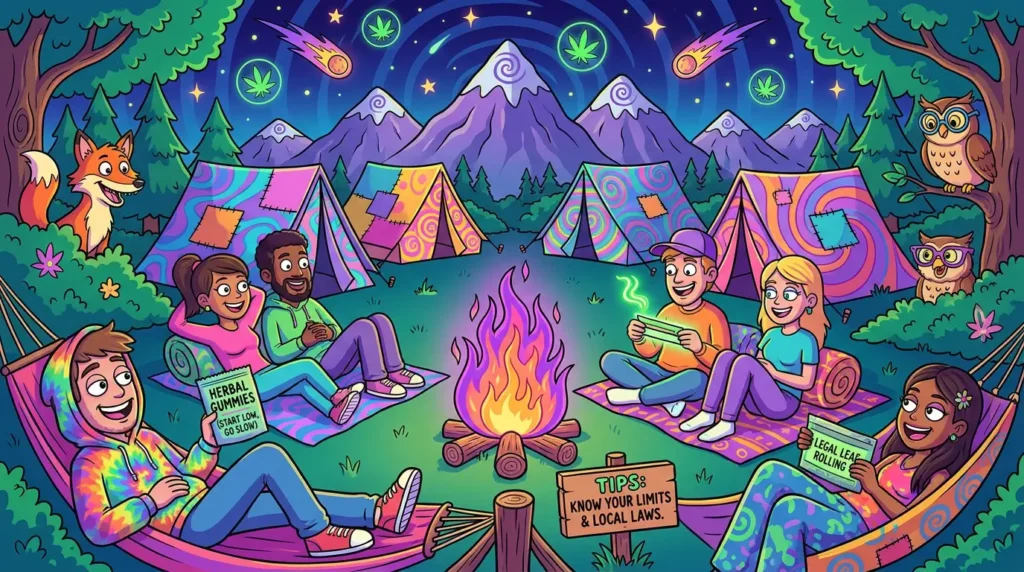 Cannabis and Camping: Consumption Tips, Best Products, and Legal Considerations