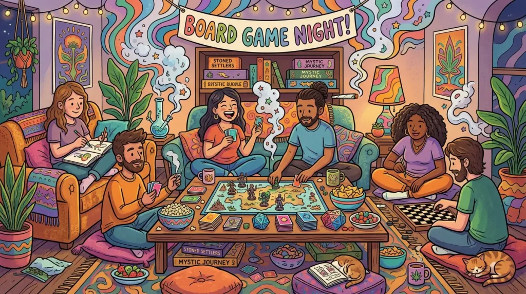 Best Board Games and Social Activities for Cannabis Sessions: The Ultimate High-Engagement Guide
