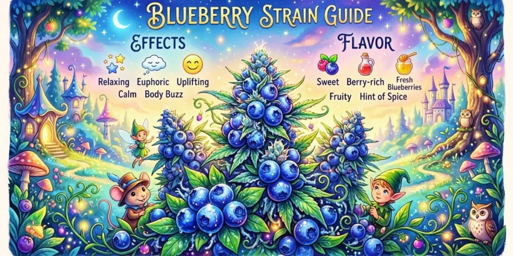 Disney Blueberry Strain Guide: Effects, Flavor & THC Levels [2026]