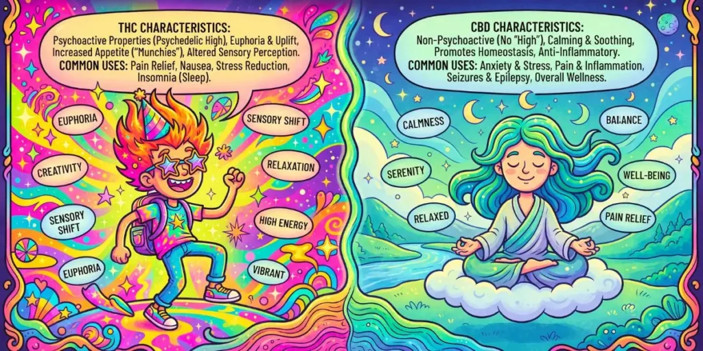 THC vs CBD: What's the Difference and Which One Do You Need?