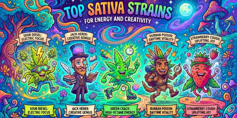 Top Sativa Strains for Energy and Creativity: Our 2026 Favourites