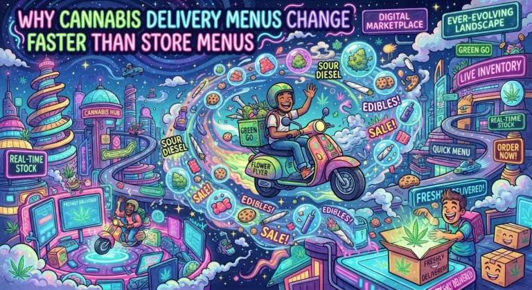 Why Cannabis Delivery Menus Change Faster Than Store Menus