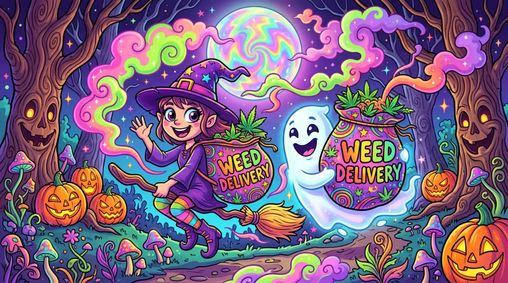 Top 5 Weed Delivery Searches Spiking Before Halloween