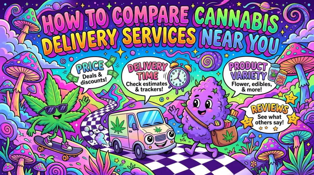 How to Compare Cannabis Delivery Services Near You: The No-Fluff Buyer's Framework