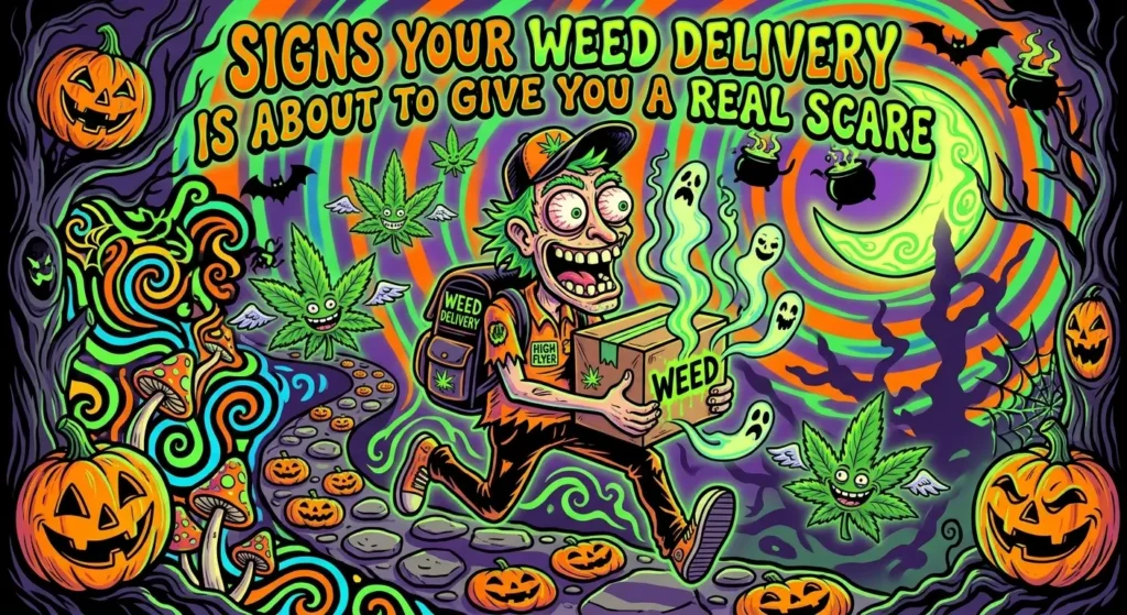 Signs Your Weed Delivery Is About to Give You a Real Scare