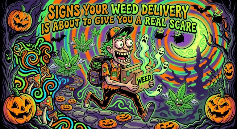 Signs Your Weed Delivery Is About to Give You a Real Scare