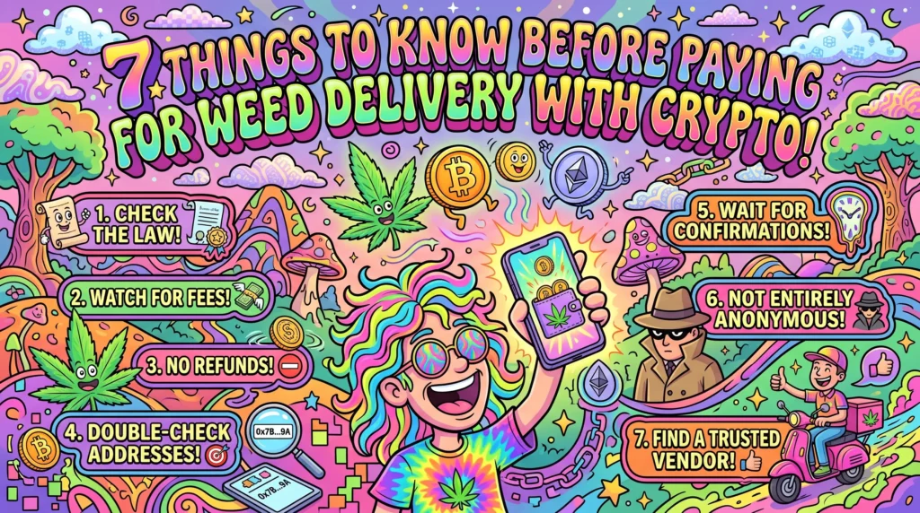 7 Things to Know Before Paying for Weed Delivery with Crypto