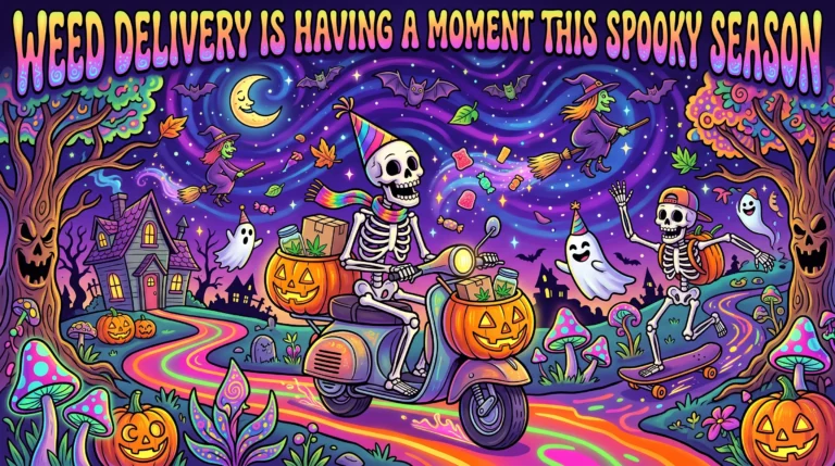 Weed Delivery Is Having a Moment This Spooky Season