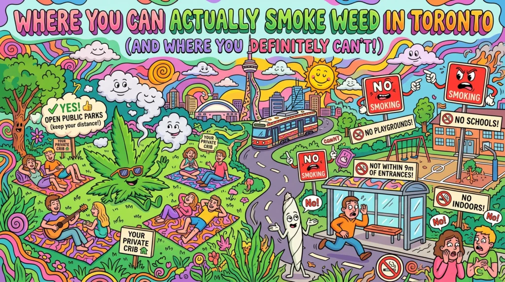 Where You Can Actually Smoke Weed in Toronto (And Where You Definitely Can’t)