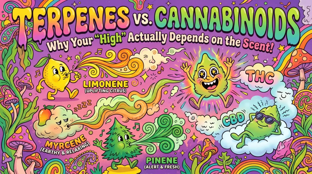 Terpenes vs. Cannabinoids: Why Your “High” Actually Depends on the Scent