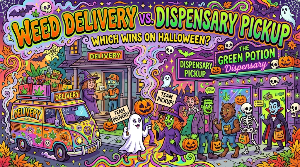 Weed Delivery vs. Dispensary Pickup: Which Wins on Halloween?