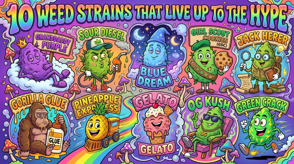 10 Weed Strains That Live Up to the Hype